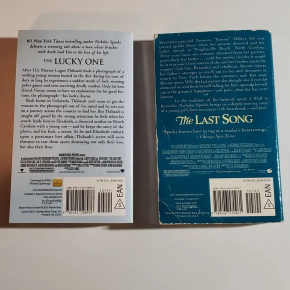 Bundle 5 Paperback Books Author Nicholas Sparks - Picture 6 of 12